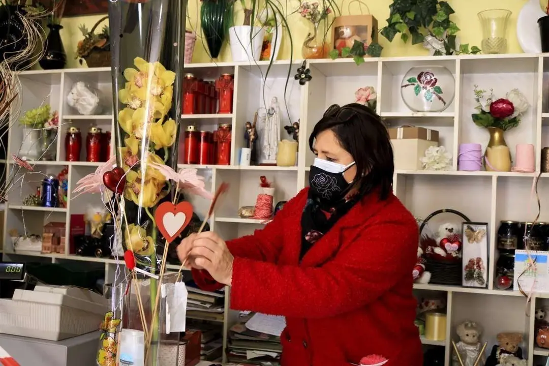 Amelia Fern&aacute;ndez, titular de la florister&iacute;a Camelia.