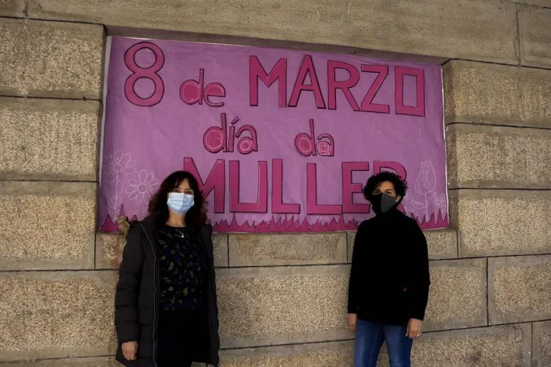 Marisol &Aacute;lvarez y Pilar L&oacute;pez, profesoras en el colegio de la Orden de los Mercedarios.