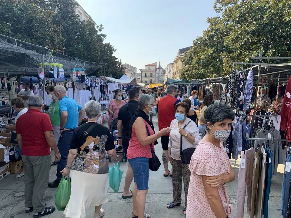 Feira do 23 de agosto en Ver&iacute;n. | FOTO: M. D.