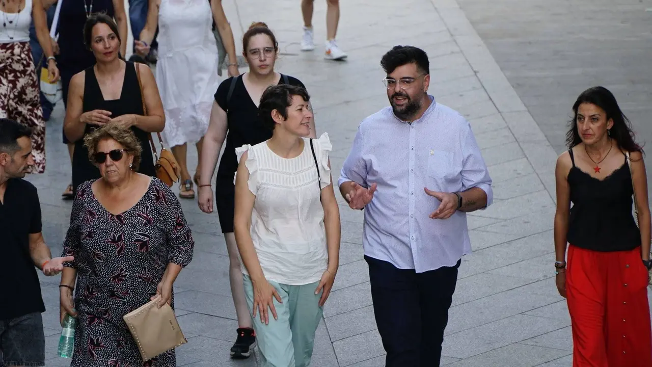 Ana Pont&oacute;n, con Diego Lourenzo. | FOTO: Iv&aacute;n Iglesias.