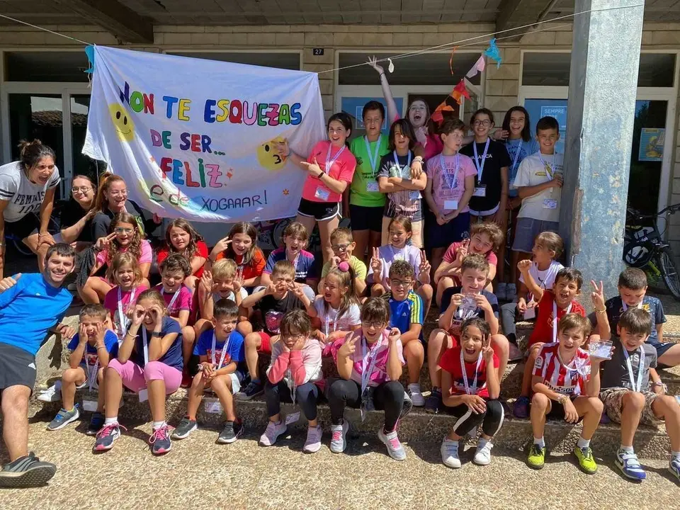 O campamento de ver&aacute;n de Viana rematou despois de tres semanas cheas de actividades,