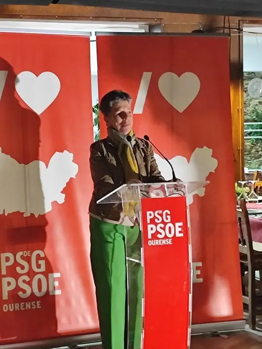 Marina Lovelace durante su intervenci&oacute;n.