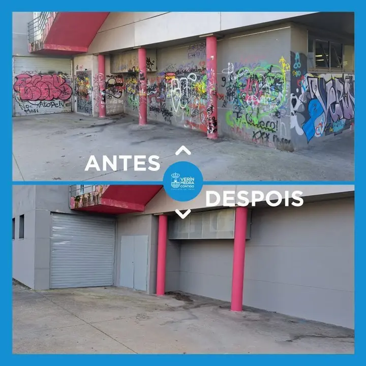 20241104 Limpeza fachada piscina climatizada Ver&iacute;n, antes-despu&eacute;s (3)
