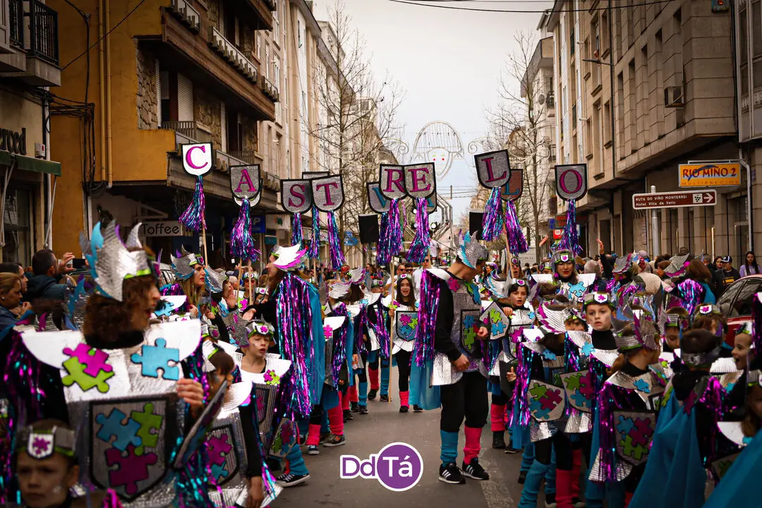 Los ni&ntilde;os de Castrelo do Val. | FOTO: Anabel G. Sim&oacute;n.