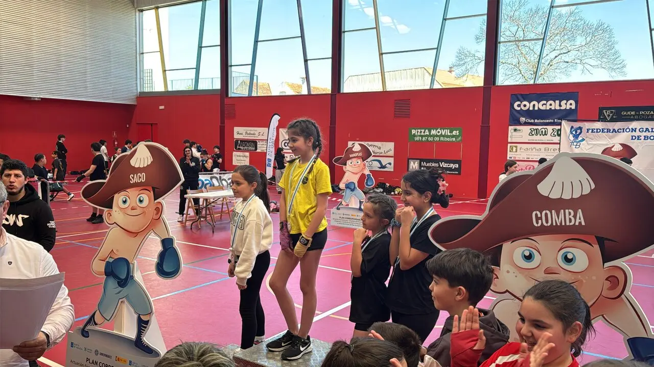 20250329 Boxeo DF Ver&iacute;n Campeonado galego de formas 6 a 16, en Ribeira (14)