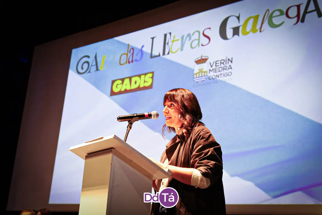 Samanta Barrereira, encargouse de dirixir a gala. | FOTO: Anabel G. Sim&oacute;n.