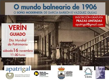 Cartel xornada so&ntilde;o gul&iacute;as e barb&oacute;n baixa