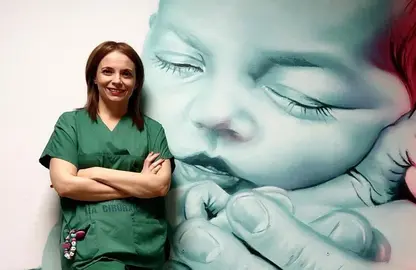 Mar&iacute;a Bel&eacute;n V&aacute;zquez, matrona en el hospital de Ver&iacute;n.