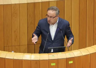 Juan Carlos Francisco, parlamentario verinense na C&aacute;mara galega polo PSdeG.