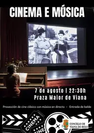 Cartel de cine Viana.