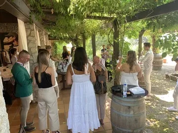 Celebraci&oacute;n da cata celebrada na presentaci&oacute;n de 'Caminae'.