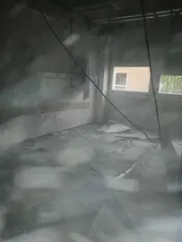As&iacute; qued&oacute; la habitaci&oacute;n 102 del hospital comarcal de Ver&iacute;n.