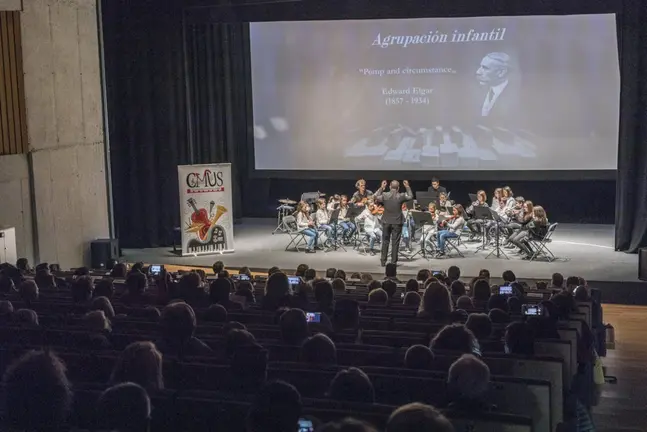 Concerto na honra a Santa Ic&iacute;a, a patroa dos m&uacute;sicos, nunha imaxe de arquivo.