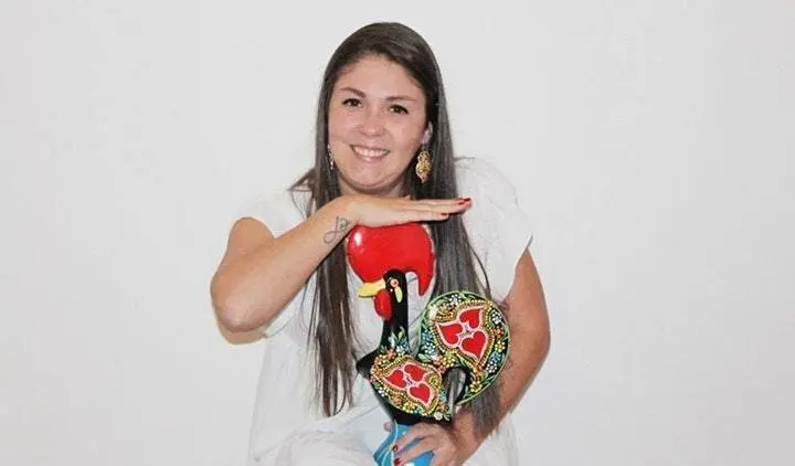 C&aacute;tia Cardoso, instructora do obradoiro sobre o traballo do barro en Portugal desta fin de semana en Ri&oacute;s.