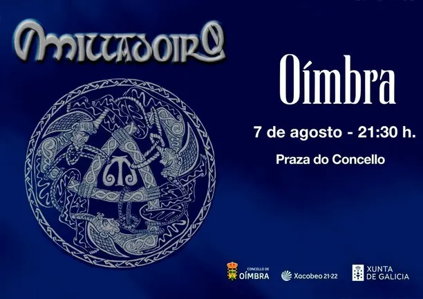 Milladoiro actuar&aacute; o domingo en O&iacute;mbra.