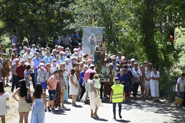 El Santuario de la Tuiza, en Lubi&aacute;n, recuper&oacute; su primer gran festejo despu&eacute;s de la pandemia en agosto. | FOTO: Iv&aacute;n Iglesias.