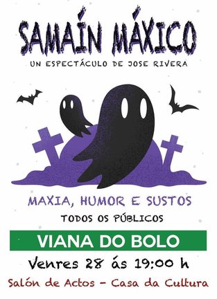 Cartel do Samaín Máxico de Viana do Bolo.