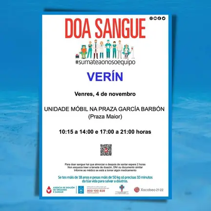 Informaci&oacute;n sobre a visita da unidade m&oacute;bil de ADOS a Ver&iacute;n.