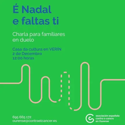 Cartel da actividade de AECC.