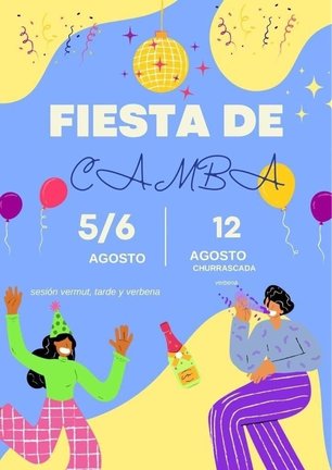 5 agosto, festas en Camba