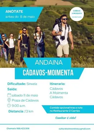 20240511 sendeirismo para co&ntilde;ecer a mezquita, 3&ordm; ruta C&aacute;davos-A Moimenta,