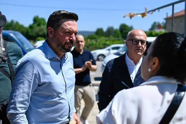 Emilio Jos&eacute; Pazos, el d&iacute;a de su mitin de campa&ntilde;a en las anteriores municipales. | FOTO: Diario do Limia.