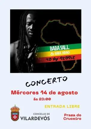 Concierto Baba Sall Vilardev&oacute;s