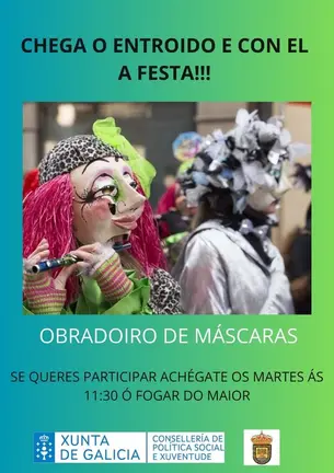 Obradoiro de m&aacute;scaras en Ri&oacute;s