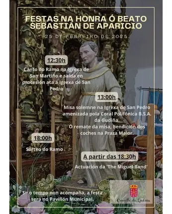 20250225 Festa beato sebasti&aacute;n de aparicio, A Gudi&ntilde;a