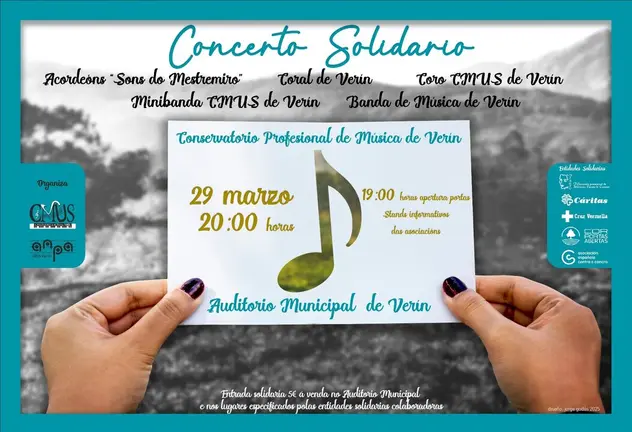 20250329 Concerto solidario CMUS en beneficio entidades sociais comarca