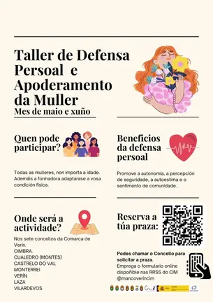 202505-06 Taller defensa persoal e apoderamento da muller na comarca, cim mancomunidade