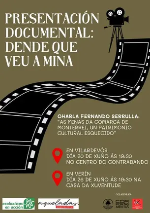 20250620 Charla documental minas, Portas Abertas e Fernando Serrulla