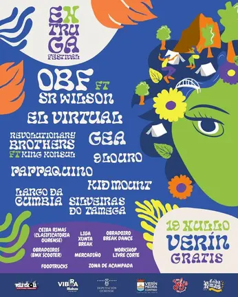 20250719 Extruga na r&uacute;a festival, cartaz