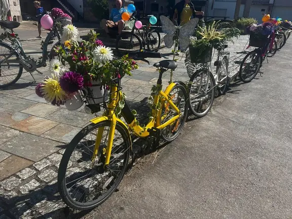 2024 bicicletada matam&aacute;, bici, bicicleta decorada, foto de MMRR O Cruceiro de matam&aacute;