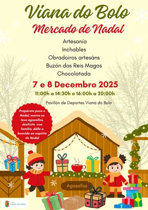 Mercado de Navidad en Viana do Bolo los d&iacute;as 7 y 8 de diciembre.