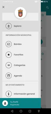 Captura da interface da nova app para avisos e incidencias de Vilardev&oacute;s.