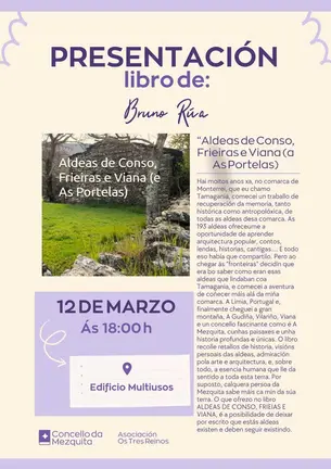Acto de presentaci&oacute;n programado no Edificio Multiusos da Mezquita.