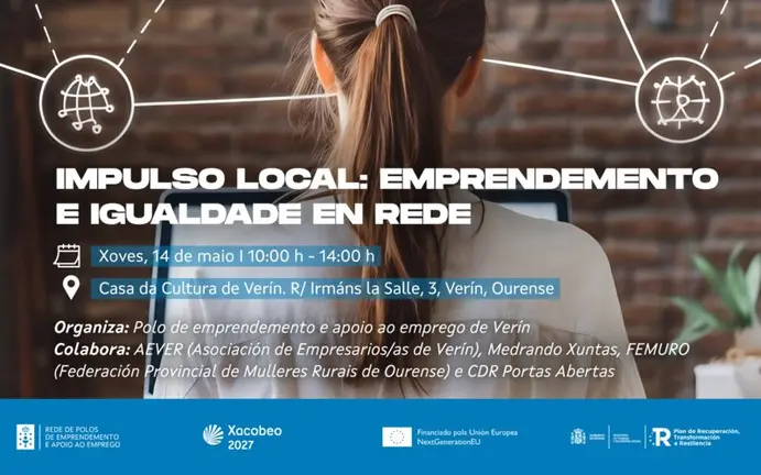 A Casa da Cultura de Ver&iacute;n ser&aacute; a sede da xornada centrada no liderado e a igualdade.