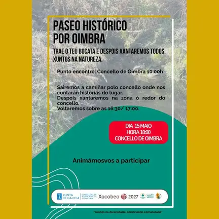La actividad incluye un recorrido guiado y un almuerzo comunitario en el entorno natural del municipio.