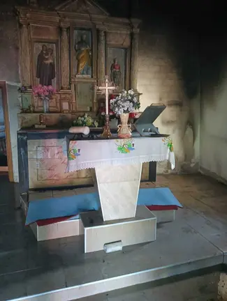 El fuego fue sofocado r&aacute;pidamente y las llamas originaron escasos da&ntilde;os materiales. | FOTO: Cedida.