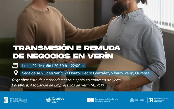 La sede de AEVER en Ver&iacute;n acoger&aacute; una sesi&oacute;n informativa sobre el Bono Remuda de la Xunta.