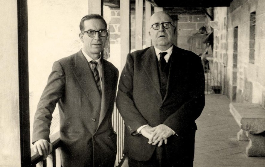 Ramón Piñeiro e Ramón Otero Pedrayo.