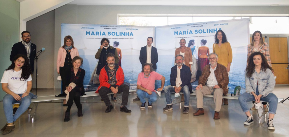 O equipo de María Solinha estará presente este domingo na estrea do filme no autocine de Verín.