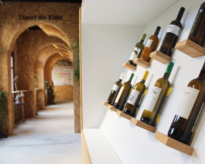 Túnel do viño de Monterrei ubicado no Museo de Verín.