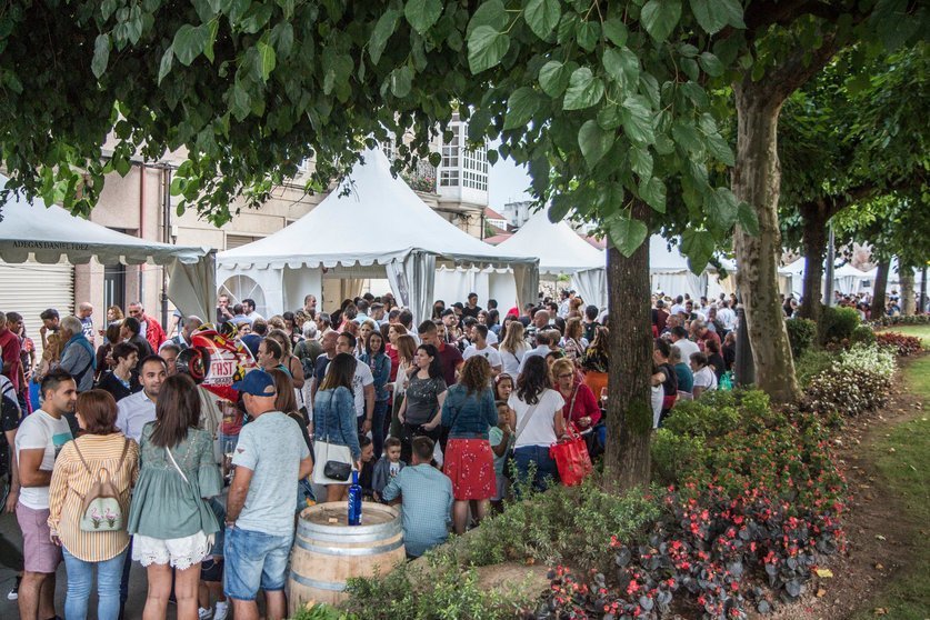 Última edición de la Feira do Viño celebrada en 2019.