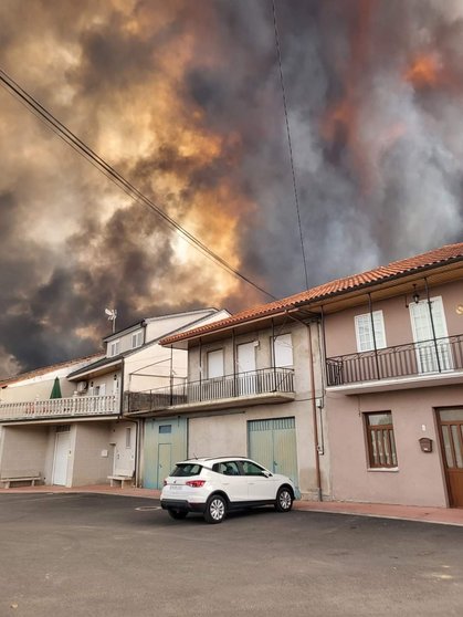 Proximidade ás vivendas do lume de San Cibrao. | FOTO: Ana Martín Santos.