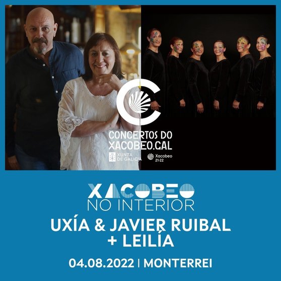 Cartel promocional dos concertos no Castelo de Monterrei o 4 de agosto.