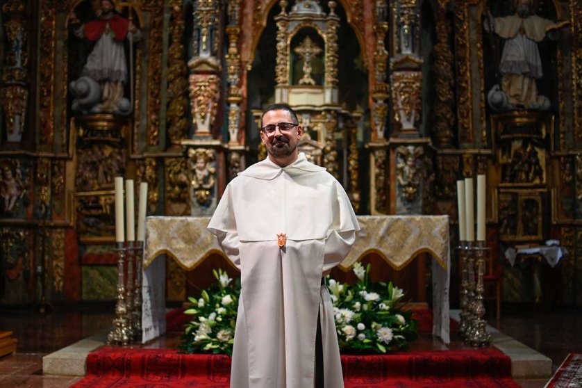 Jordi Montes se ordenará como fraile de la Orden Mercedaria en Verín. | FOTO: Noelia Caseiro.