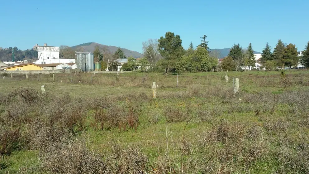 Terrenos en los que se levantar&aacute; el futuro parque de Fontenova.