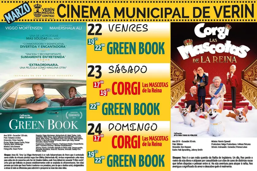 CARTEL CINE 22, 23 e 24